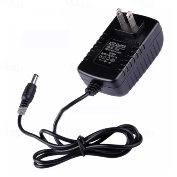 1pcs DIY 12V Power Supply Adapter Plug Transformer AC 110V 220V to DC 12V 2A LED Driver for LED String Strip Light 90cm 3ft