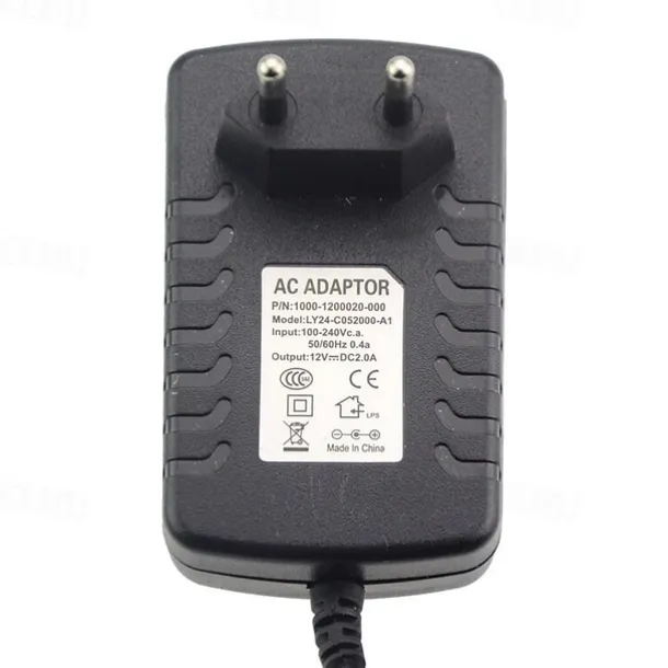 1pcs DIY 12V Power Supply Adapter Plug Transformer AC 110V 220V to DC 12V 2A LED Driver for LED String Strip Light 90cm 3ft