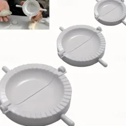 3pcs Dumpling Maker, Empanadas Press Mold Maker, Dumpling Mold For Pierogi, Pastelitos, Calzone, Turnovers, Chinese Dumpling, Kitchen Gadgets, Kitchen Supplies, Kitchen Stuff