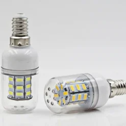 4pcs E14 E27 LED Corn Light Bulbs 3W 12V 5730 SMD 24 LEDs Bulb Lamps White Warm White for Home Office Bar Ceiling Light Wall Lamp