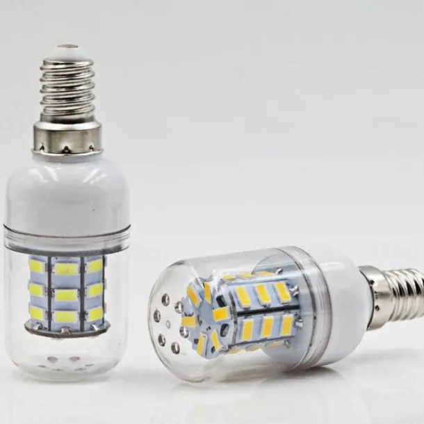 4pcs E14 E27 LED Corn Light Bulbs 3W 12V 5730 SMD 24 LEDs Bulb Lamps White Warm White for Home Office Bar Ceiling Light Wall Lamp