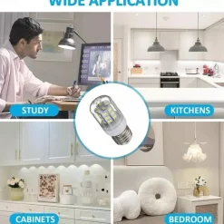 4pcs E14 E27 LED Corn Light Bulbs 3W 12V 5730 SMD 24 LEDs Bulb Lamps White Warm White for Home Office Bar Ceiling Light Wall Lamp