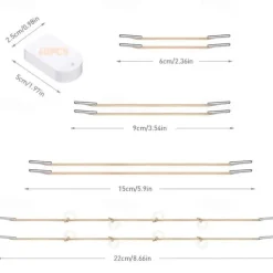 40PCS Face Lift Tapes Sticker With 8 Fixed Rope, Instant V-shape Face Lift Bands, Face Lifting Tapes Double Chin Reducer Face Wrinkle Patches