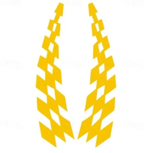 4PCS Fashion Racing Car Stickers Checkered Flag Car Accessories Waterproof Vinyl Decal