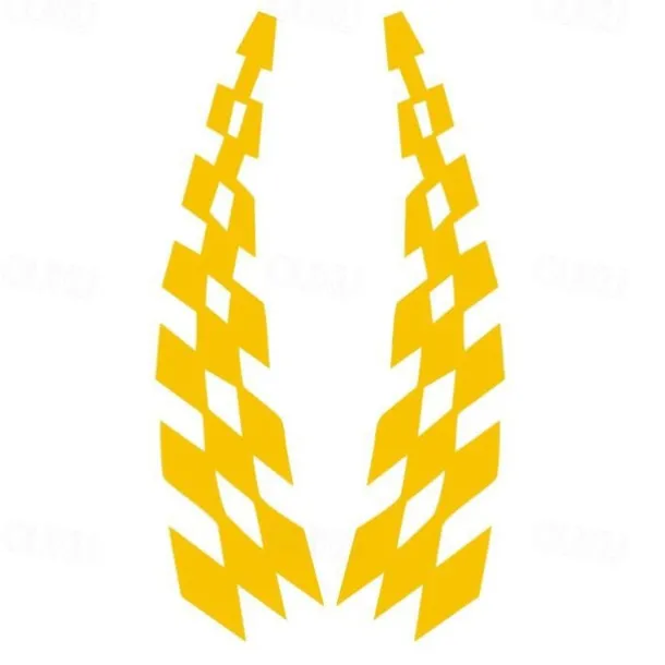 4PCS Fashion Racing Car Stickers Checkered Flag Car Accessories Waterproof Vinyl Decal