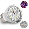 4pcs Full Spectrum Led Grow light Bulb E26 E27 GU10 E14 28leds Grow Plant Light for Hydroponics Greenhouse Organic Indoor Plants AC85-265V