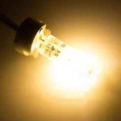 10pcs G4 Bi Pin 1.5w LED Corn Light Bulbs 130lm 15W T3 Halogen Bulb Equivalent 150LM SMD 3014 Warm Cold White for RV Ceiling Fans Lighting DC 12V