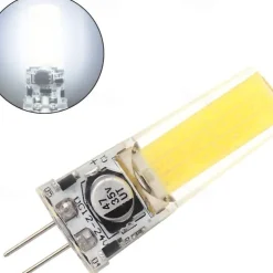 6pcs G4 Bi-pin LED COB 2508 Silicone Light 3W AC12V/DC12-24V Landscape Lighting