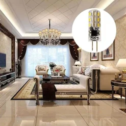 10pcs G4 Bi-pin LED Light Bulb 3W 24LED SMD 2835 Equivalent Halogen Bulb 30W Warm white 3000K Daylight White 6000K 360° Beam Angle Flicker Free DC12V AC220V AC110V