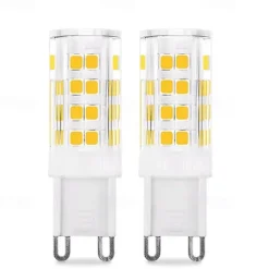 6pcs G9 LED Bulbs Incandescent Bulb 4W Replacement for Halogen Lamp 40W No Flickering AC 220V 240V Energy Saving Small Bulb