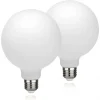 2/4/6PCS G80 7W Globe LED Edison Bulb 650lm E27 Base Opalescent Glass Facing Very Suitable for Dresser Vanity Mirror Floor Lamp AC85-265V