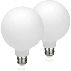 2/4/6PCS G80 7W Globe LED Edison Bulb 650lm E27 Base Opalescent Glass Facing Very Suitable for Dresser Vanity Mirror Floor Lamp AC85-265V