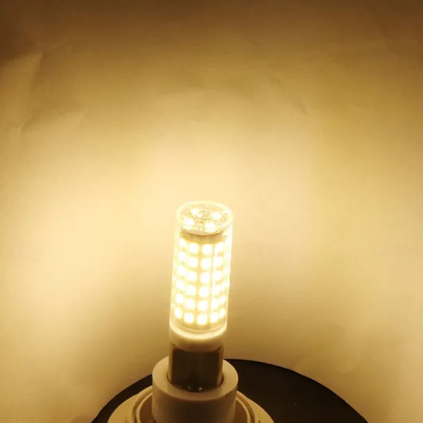 6pcs G9 9W 76LED 2835SMD Corn LED Lamp Bulb Warm Cool Natural White AC110-240V 75W Halogen Bulb Equivalent 750lm Non Flicker