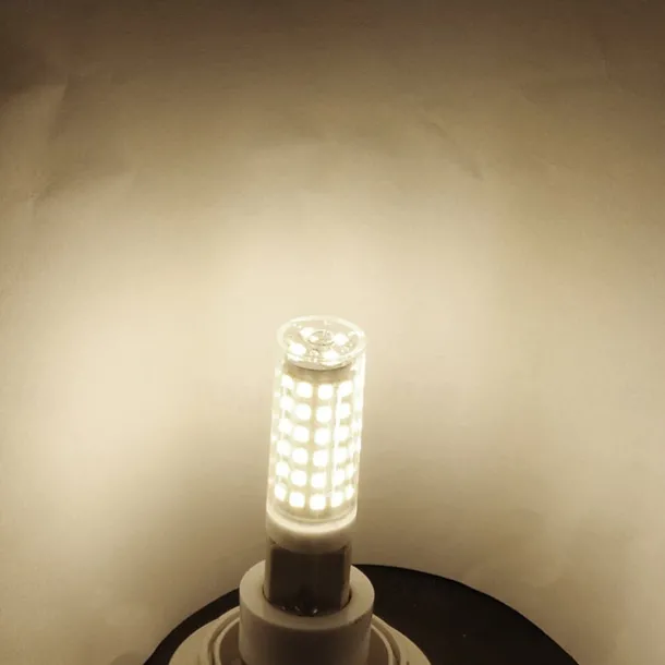 6pcs G9 9W 76LED 2835SMD Corn LED Lamp Bulb Warm Cool Natural White AC110-240V 75W Halogen Bulb Equivalent 750lm Non Flicker