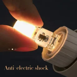 10pcs G4 3W 450lm COB 2508 LED Bi-pin Light Bulb for Cabinet Light Ceiling Lights RV Boats Outdoor Lighting 100W Halogen Equivalent Warm White Cold White