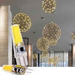 10pcs G4 6W 600lm COB LED Bi-pin Light Bulb Dimmable for Cabinet Light Ceiling Lights RV Boats Outdoor Lighting 60W Halogen Equivalent Warm White Cold White 110~120V