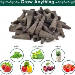 10PCS Grow Sponges, Seed Pod Kit Root Growth Sponges Replacement Seed Pods Compatible with Hydroponics Sponges Seed Starter Sponges Refill Pods for Hydroponic Growing System Indoor Garden
