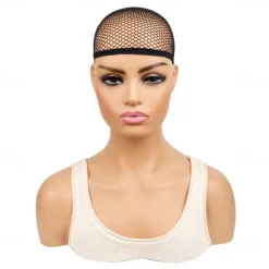 6pcs Hair Net for Wig Open End Mesh Net Wig Caps Mesh Wig Cap for Women