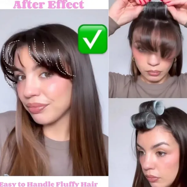 36Pcs Hair Roller Set with Clips, Self-Grip Hair Rollers for Volume, Salon Hairdressing Curlers and DIY Hairstyles, 4 Sizes Rollers Hair Curlers in a Storage Bag