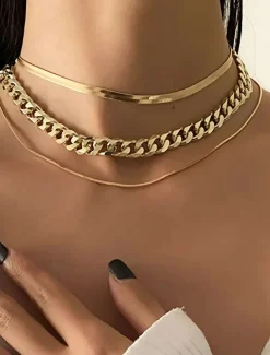 3pcs Jewelry Set For Women's Wedding Party Evening Gift Alloy Vintage Style
