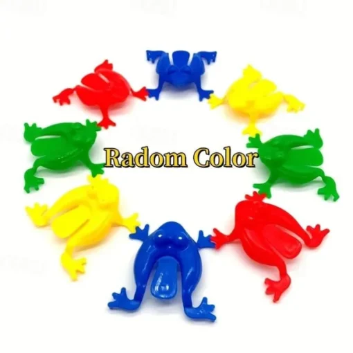 100pcs Jumping Frog Bouncing Restless Toys, Novel Toys, Favored For Parties, Creative Small Gifts, Holiday Accessories, Party Supplies, Birthday Christmas Halloween Thanksgiving Gift
