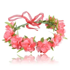 1pcs Kids Girls' Hair Accessories Active Sweet Party Birthday Floral Floral Style Yellow Pink
