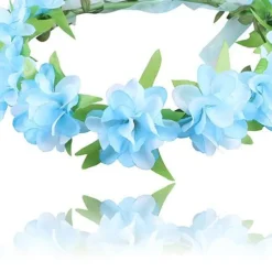 1pcs Kids Girls' Hair Accessories Active Sweet Party Birthday Floral Floral Style Yellow Pink