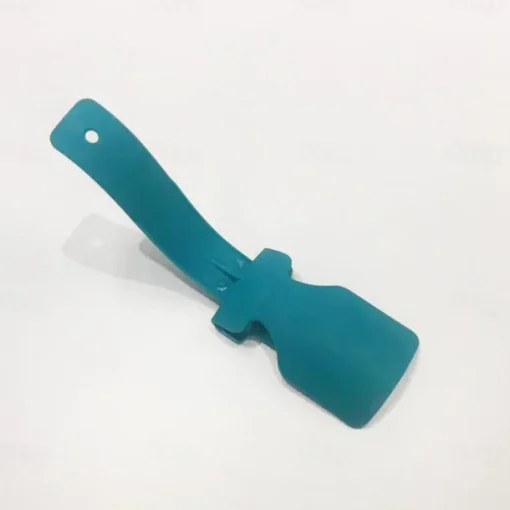2pcs Lazy Shoes Helper, Sock Slider Handled Shoe Horn Shoe Lifting Helper, for Seniors Elderly Disabled Plastic Shoehorn Fits All Shoes