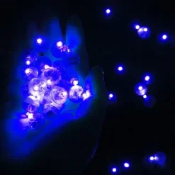 50pcs Led Balloon Light Small Led Light Round Led Ball Light Suitable for Balloon Birthday Party Activities Fun Indoor and Outdoor Wedding Decoration Supplies