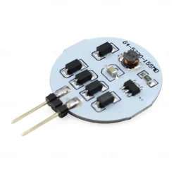 10pcs LED Bi-pin Light Bulb Lamp Side-pin 2W G4 Round 15 SMD5730 DC AC 12-24V Warm Cold White Equivalent to 20W Halogen Bulb Replacement 120° Beam Angle