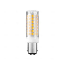 2Pcs LED Bulbs BA15D/B15/B15D 6W 100W Equivalent to a Halogen Bulb JCD Type T3/T4 B15 Double Connection 220V