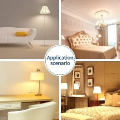 2Pcs LED Bulbs BA15D/B15/B15D 6W 100W Equivalent to a Halogen Bulb JCD Type T3/T4 B15 Double Connection 220V