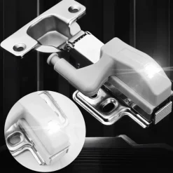 10PCS LED Cabinet Light LED Inner Hinge Lamp Closet Light Battery Wireless Lamp Universal Wardrobe Cupboard Sensor Lighting