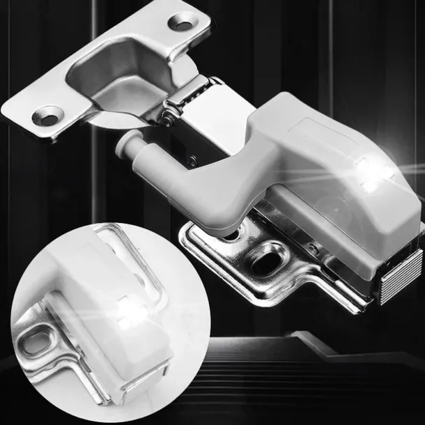 10PCS LED Cabinet Light LED Inner Hinge Lamp Closet Light Battery Wireless Lamp Universal Wardrobe Cupboard Sensor Lighting