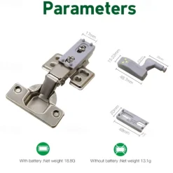 10PCS LED Cabinet Light LED Inner Hinge Lamp Closet Light Battery Wireless Lamp Universal Wardrobe Cupboard Sensor Lighting