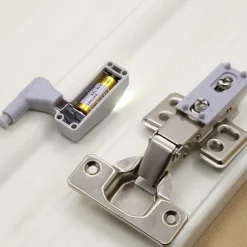 10PCS LED Cabinet Light LED Inner Hinge Lamp Closet Light Battery Wireless Lamp Universal Wardrobe Cupboard Sensor Lighting