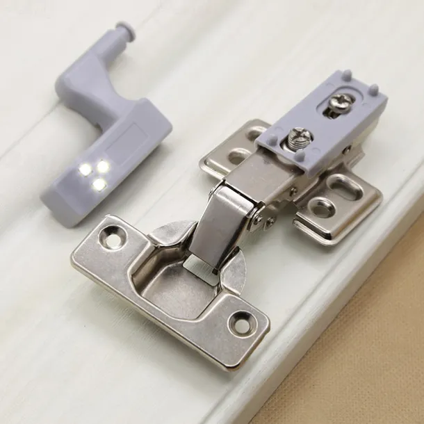 10PCS LED Cabinet Light LED Inner Hinge Lamp Closet Light Battery Wireless Lamp Universal Wardrobe Cupboard Sensor Lighting