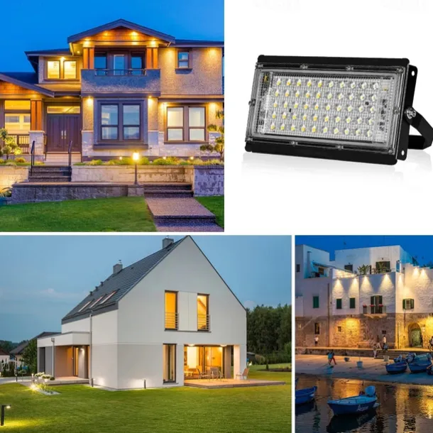 1/2pcs LED Flood Light Outdoor 220V 240V Floodlight Waterproof IP65 Reflector Projecteur LED Exterieur Focus Spotlight
