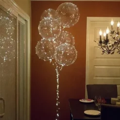 10PCS LED Light up Balloon LED String Lights 16” Colorful Luminous Prom Decorations Balloons Lights for Wedding, Party, Birthday & Room Decor