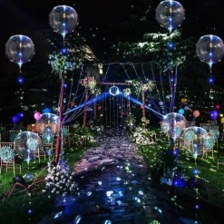 10PCS LED Light up Balloon LED String Lights 16” Colorful Luminous Prom Decorations Balloons Lights for Wedding, Party, Birthday & Room Decor