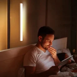 2pcs 10LED PIR Motion Sensor Night Lamp USB Charging Human Body Automatic Sensing Night Light Cabinet Wardrobe Wall Light Stair Bedroom Lighting Smart Light Sensing Night Light