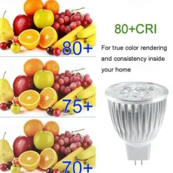 10pcs LED Spotlight Light 5W MR16 4W Led Spot Light Foco LED Lamp 12V for Home Hotel Dect 3W