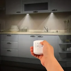 3pcs LED Touch Light Kit, LED Cabinet Light Wireless & Dimmable Warmwhite White for Bedrooms, Kitchens, Hallways