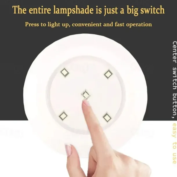 3pcs LED Touch Light Kit, LED Cabinet Light Wireless & Dimmable Warmwhite White for Bedrooms, Kitchens, Hallways