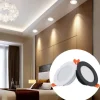 2Pcs LED Waterproof Downlight Dimmable Kitchen 220V Bathroom Toilet Eaves White Ceiling Lamp Spot Light