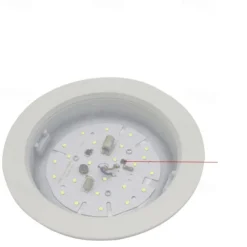 2Pcs LED Waterproof Downlight Dimmable Kitchen 220V Bathroom Toilet Eaves White Ceiling Lamp Spot Light