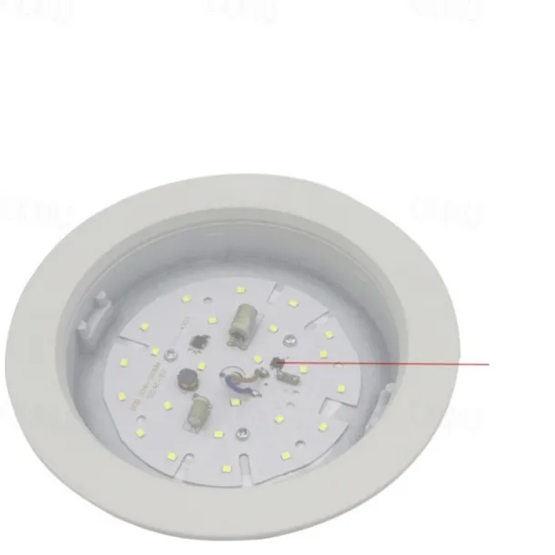2Pcs LED Waterproof Downlight Dimmable Kitchen 220V Bathroom Toilet Eaves White Ceiling Lamp Spot Light
