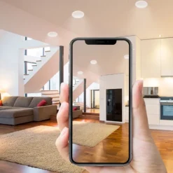 2Pcs LED Waterproof Downlight Dimmable Kitchen 220V Bathroom Toilet Eaves White Ceiling Lamp Spot Light