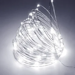 2pcs 20M LED String Lights, USB Fairy String Lights 400 LEDs Warm White, White, Blue Outdoor for Christmas Flexible Decoration