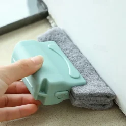 2Pcs Magic Door Window Groove Cleaning Brushes Slot Hand-held Door Gap Keyboard Kitchen Floor Gap Household Cleaning Tools